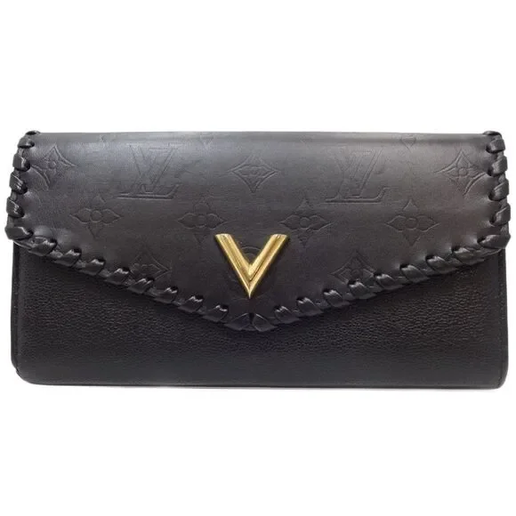 LOUIS VUITTON Black Monogram Wallet - Picture 1 of 10